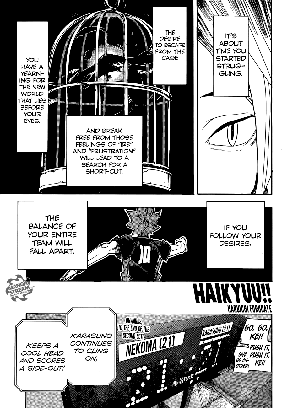 Haikyuu!!, Chapter 313 image 01